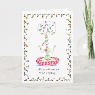 "Sole" searching friendship or birthday card Kaart