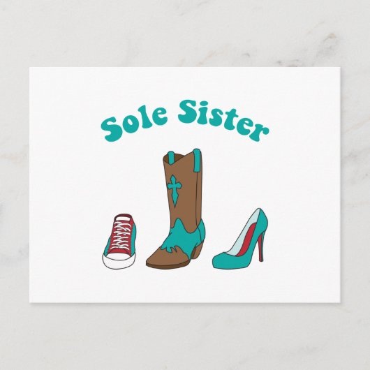Sole Sister Briefkaart (Voorkant)