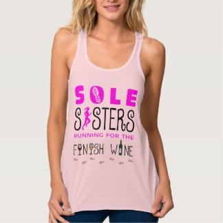 Sole Sisters Finish Wine - All Sport Tanktop