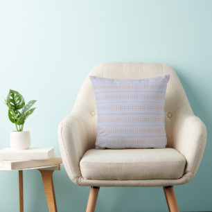Soléa – Zachte warme blauwe en perzik decoratieve Kussen