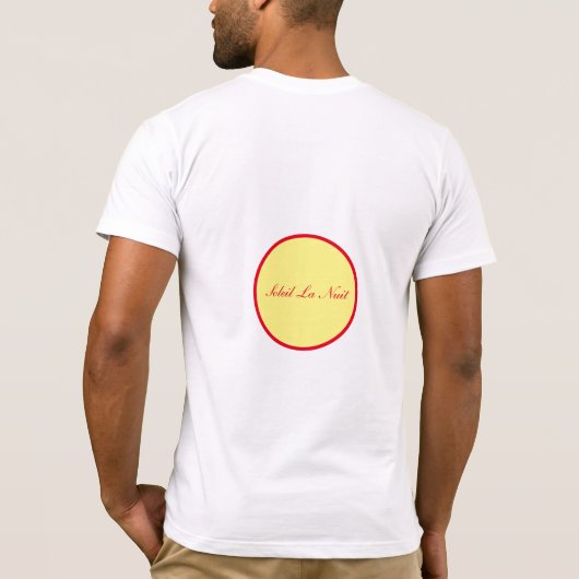 Soleil La Nuit Jersey T-shirt met korte mouwen: Za (Achterkant)