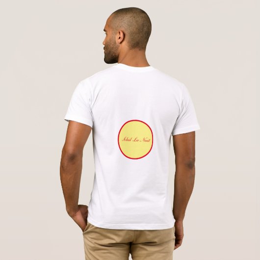 Soleil La Nuit Jersey T-shirt met korte mouwen: Za (Achterkant volledig)