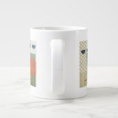 Soleil Rouge III Grote Koffiekop (Achterkant)