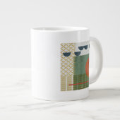 Soleil Rouge III Grote Koffiekop (Voorkant rechts)