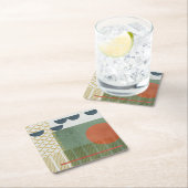 Soleil Rouge III Kartonnen Onderzetters (Insitu)