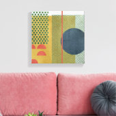 Soleil Rouge IV Canvas Afdruk (Insitu (Woonkamer))