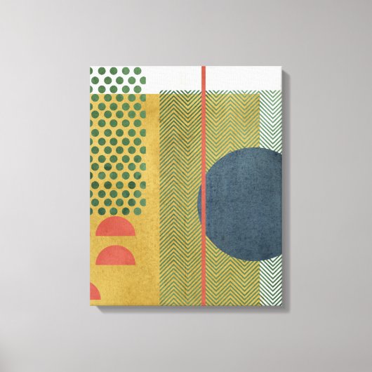 Soleil Rouge IV Canvas Afdruk (Voorkant)