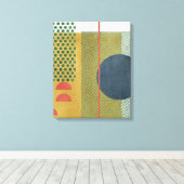 Soleil Rouge IV Canvas Afdruk (Insitu (Houten vloer))
