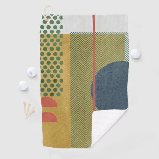 Soleil Rouge IV Golfhanddoek (Insitu)