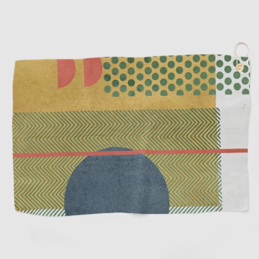 Soleil Rouge IV Golfhanddoek (Horizontaal)