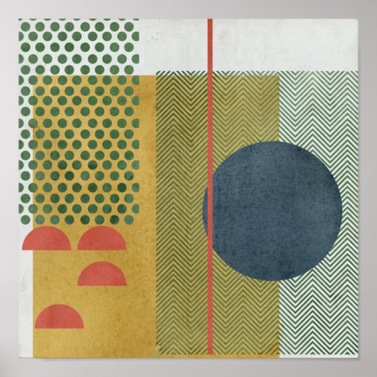 Soleil Rouge IV Poster (Voorkant)