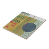 Soleil Rouge IV Tegeltje (Zijkant)