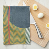 Soleil Rouge IV Theedoek (Quarter Fold)