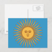 Soleil Sun Briefkaart (Voorkant / Achterkant)