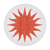 Soleil Sun Sonne Sole Snijplank (Voorkant)