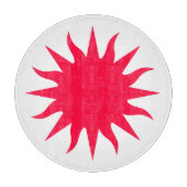 Soleil Sun Sonne Sole Snijplank (Voorkant)