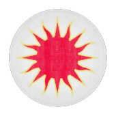 Soleil Sun Sonne Sole Snijplank (Voorkant)