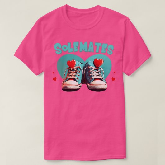 Solemates Soul Mates Pun T-shirt (Design voorkant)