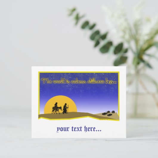 Solemn Stillness Briefkaart (Staand voorkant)