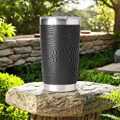 Solemnidad black spiegels geïsoleerde drinkbeker