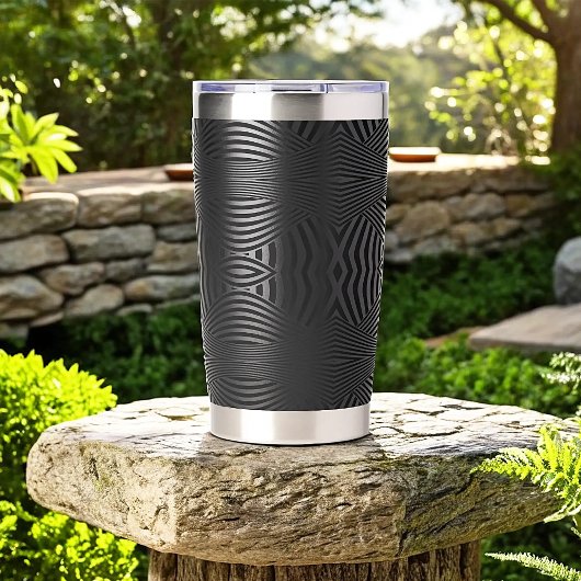 Solemnidad black spiegels geïsoleerde drinkbeker