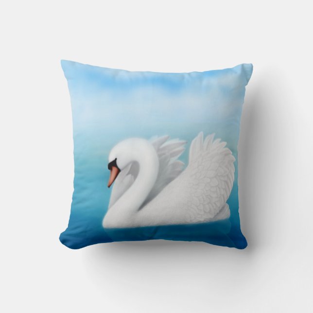 Solemute Swan Pillow Kussen (Voorkant)