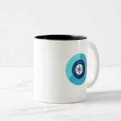 Solfege-muzieksymbool mok (Voorkant rechts)