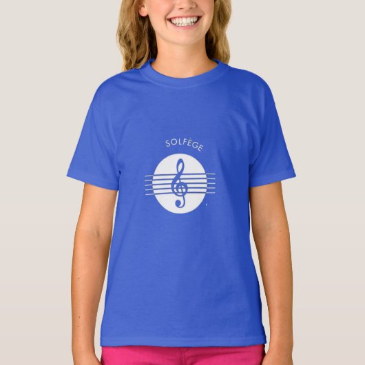 Solfege Muzieksymbool T-shirt (Voorkant)