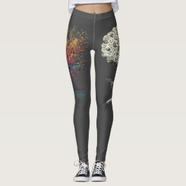 Solfeggio explosieve gitaar speler leggings