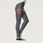 Solfeggio explosieve gitaar speler leggings (Rechts)