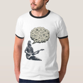 Solfeggio explosieve gitaar speler t-shirt