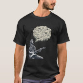Solfeggio explosieve gitaar speler t-shirt (Voorkant)