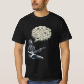 Solfeggio explosieve gitaar speler t-shirt (Voorkant)