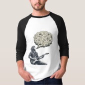 Solfeggio explosieve gitaar speler t-shirt (Voorkant)