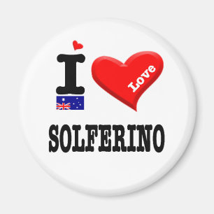 SOLFERINO - I Love Magneet