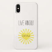 SolFood Collective Live Kindly Phone Case (Achterkant)
