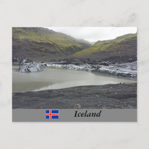 Sólheimajökull Glacier, IJsland Briefkaart