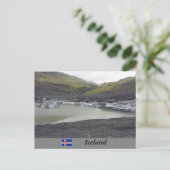 Sólheimajökull Glacier, IJsland Briefkaart (Staand voorkant)