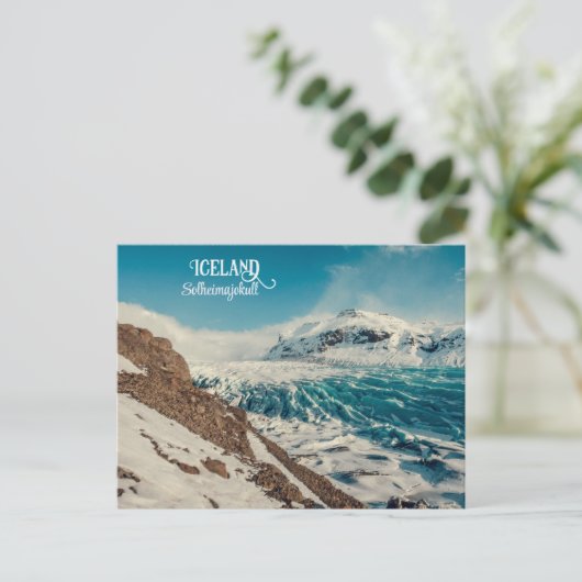Solheimajokull, IJsland Briefkaart (Staand voorkant)