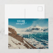 Solheimajokull, IJsland Briefkaart (Voorkant / Achterkant)