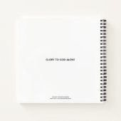 SOLI DEO GLORIA Personalized Gratitude Journal Notitieboek (Achterkant)