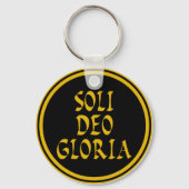 Soli Deo Gloria Sleutelhanger (Voorkant)