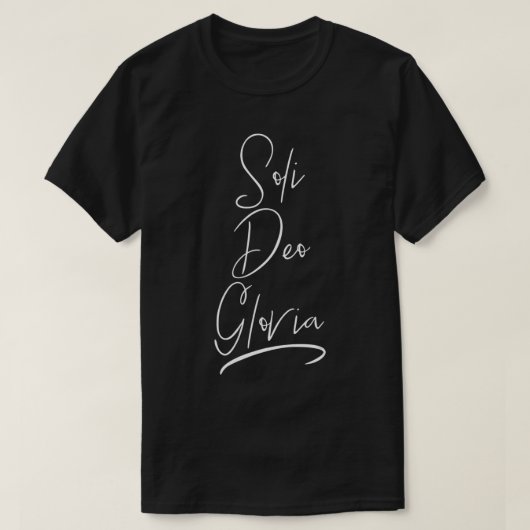 Soli Deo Gloria  T-shirt (Design voorkant)