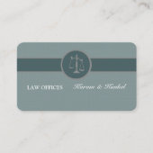 Solicitor Dose of Luxe Blue Attorney Lawyer Visitekaartje (Voorkant)