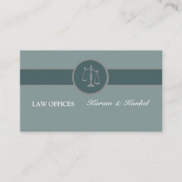 Solicitor Dose of Luxe Blue Attorney Lawyer Visitekaartje