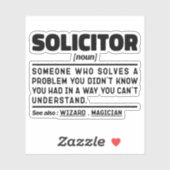Solicitor zelfstandig naamwoord definitie cool adv sticker (Vel)