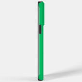 Solid Apple Green Custom Name Monogram Case-Mate iPhone Case (Achterkant / Rechts)