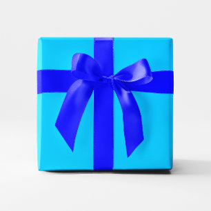 Solid Aqua Blue Cadeaupapier