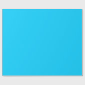 Solid Aqua Blue Cadeaupapier (Vlak)