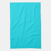 Solid Aqua Blue Kitchen Towel Theedoek (Verticaal)
